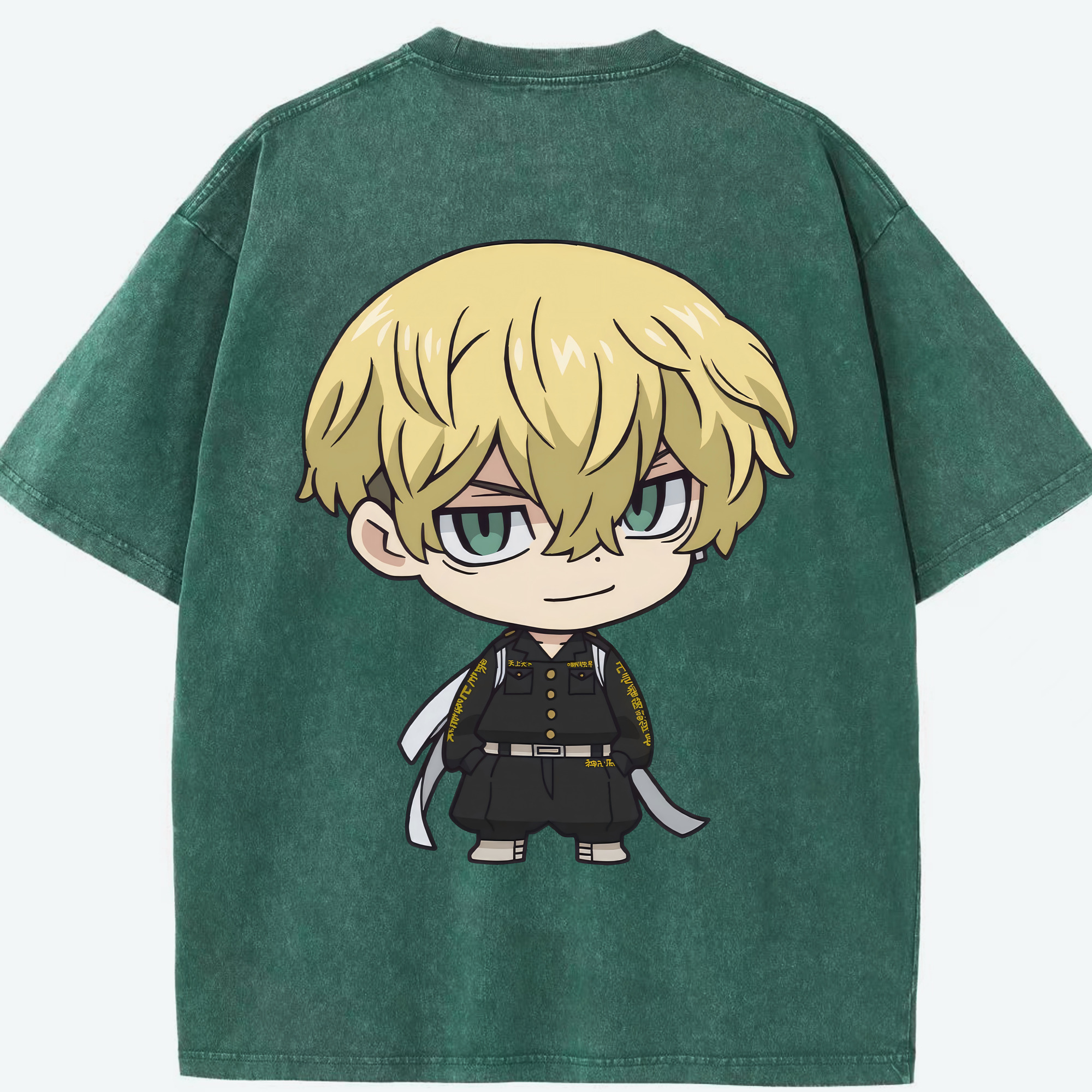 （画像用） 東京リベンジャーズ Tokyo Revengers 綿100% ヴィンテージ風 半袖Tシャツ（背面プリント）